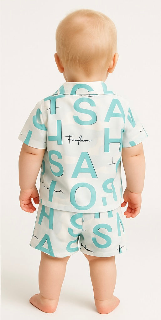 COMBO OF 2 KIDS SHORTS DRESS (PRINTED)
