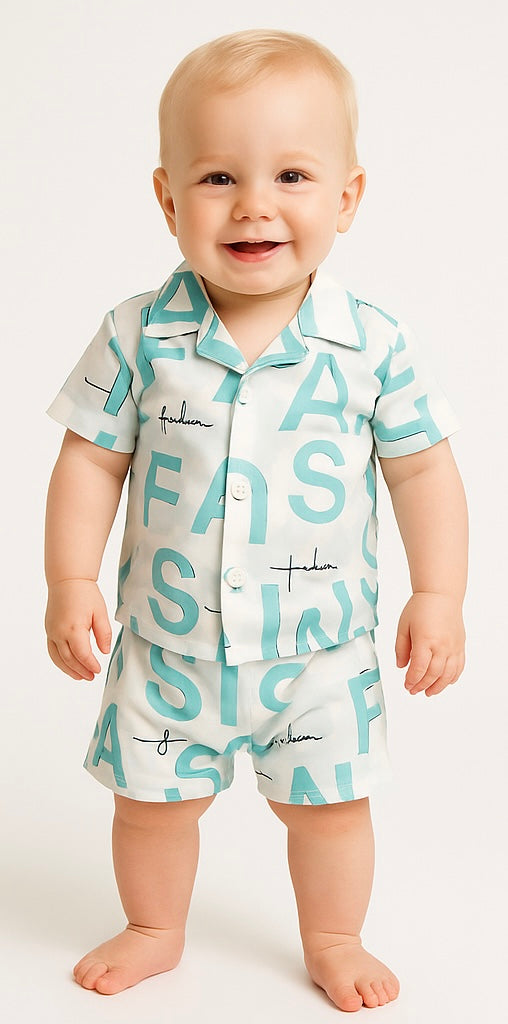 COMBO OF 2 KIDS SHORTS DRESS (PRINTED)