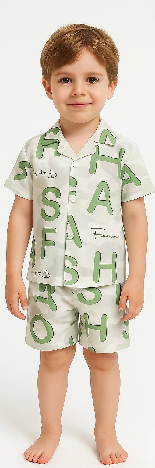 COMBO OF 2 KIDS SHORTS DRESS (PRINTED)