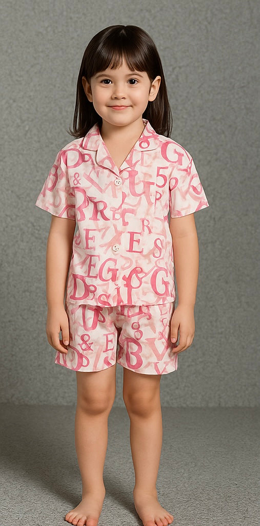 COMBO OF 2 KIDS SHORTS DRESS (PRINTED)