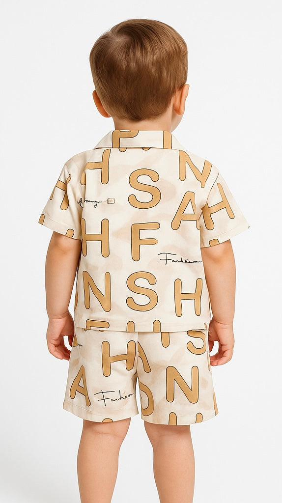 COMBO OF 2 KIDS SHORTS DRESS (PRINTED)