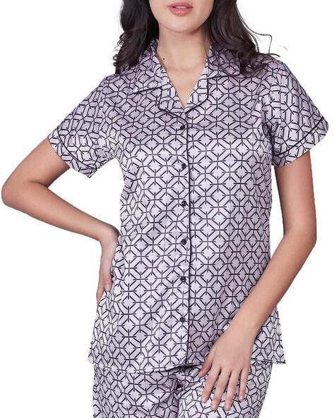 COMBO OF 2 Night Wear Satin Pastel Grey Beige Color suits