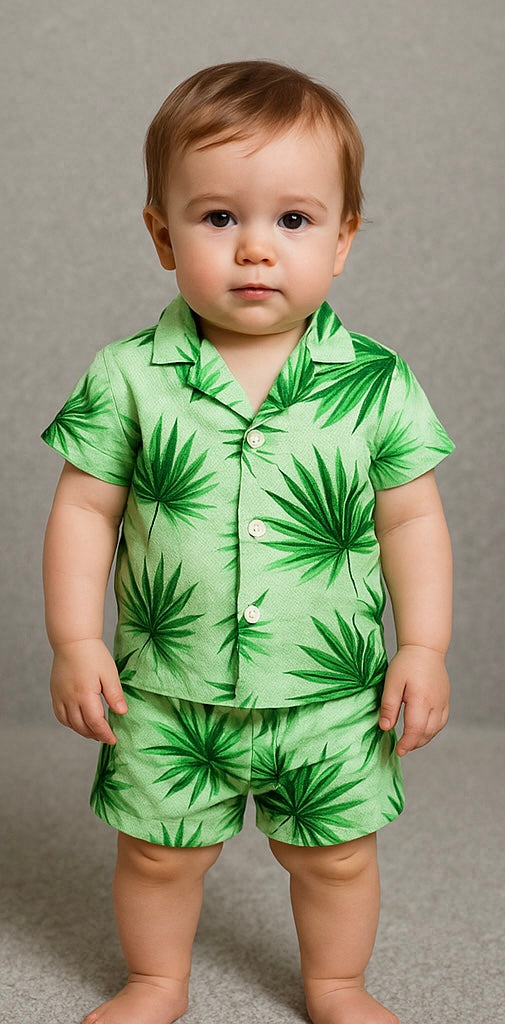 COMBO OF 2 KIDS SHORTS DRESS (PRINTED)