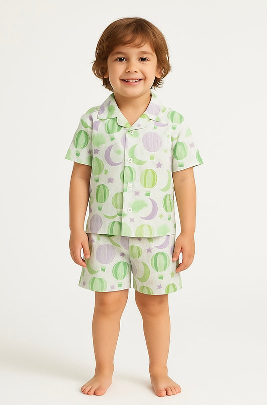 COMBO OF 2 KIDS SHORTS DRESS (PRINTED)