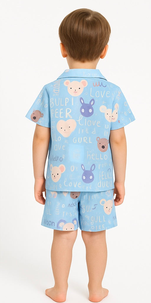 COMBO OF 2 KIDS SHORTS DRESS (PRINTED)
