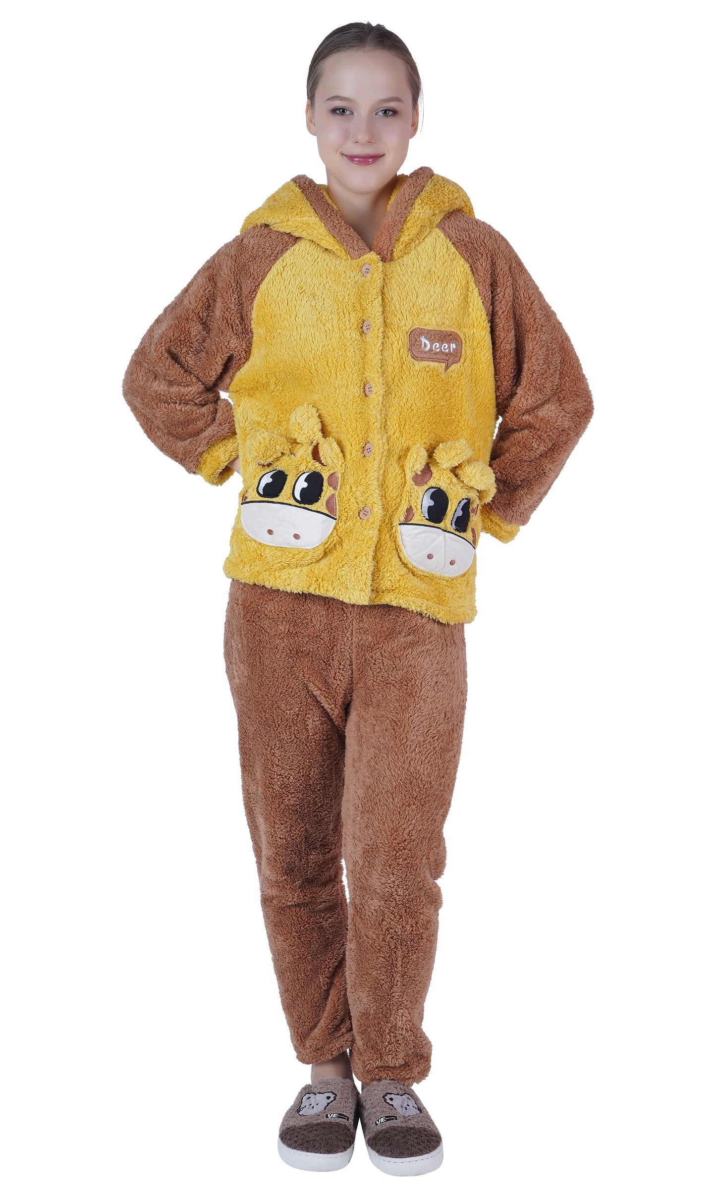 Imported Winter Nightsuite Heavy Stuff Dress for Girls