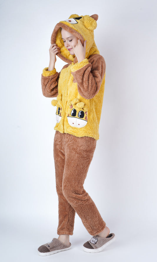 Imported Winter Nightsuite Heavy Stuff Dress for Girls