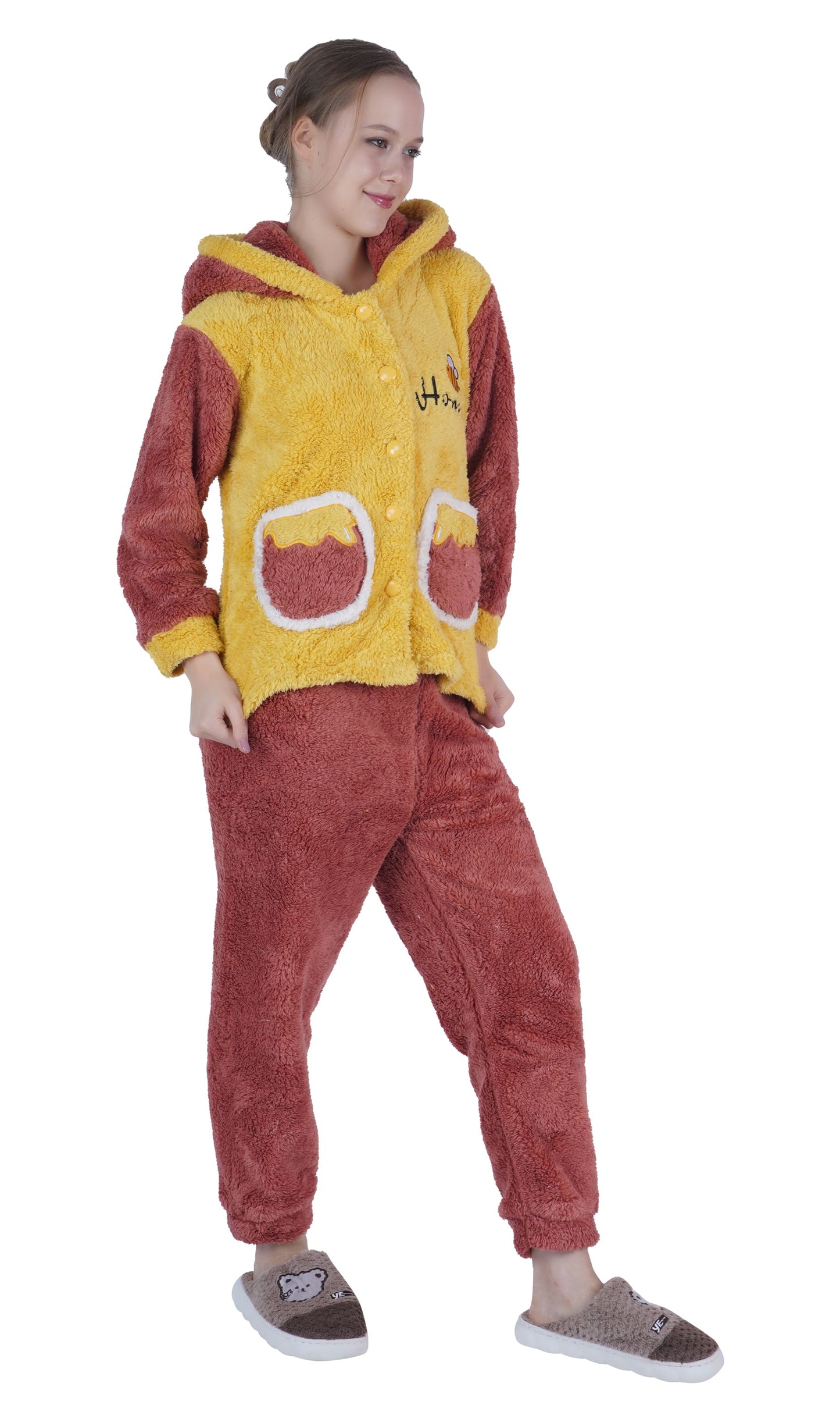 Imported Winter Nightsuite Heavy Stuff Dress for Girls