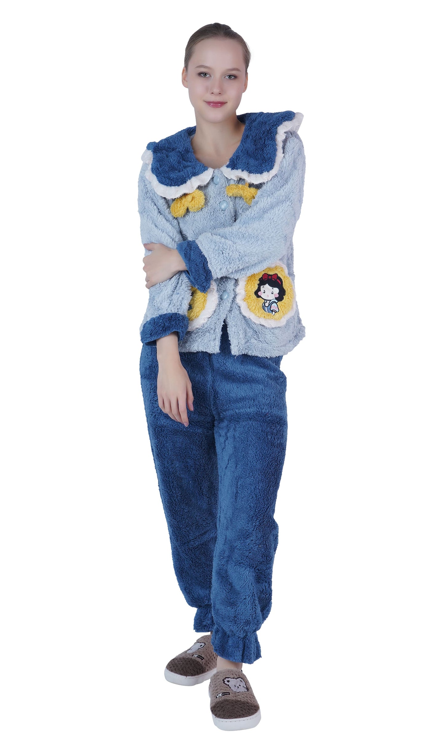 Imported Winter Nightsuite Heavy Stuff Dress for Girls
