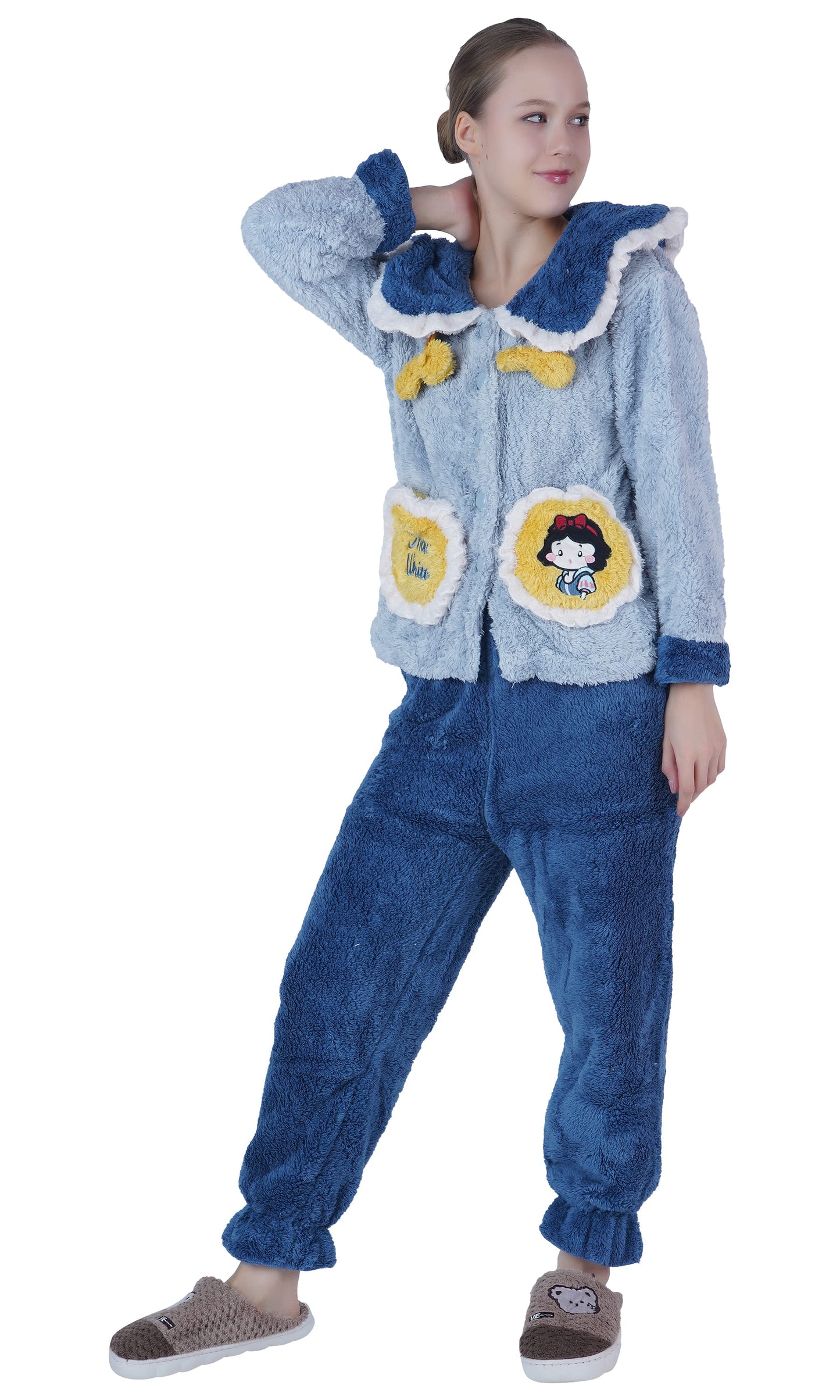 Imported Winter Nightsuite Heavy Stuff Dress for Girls