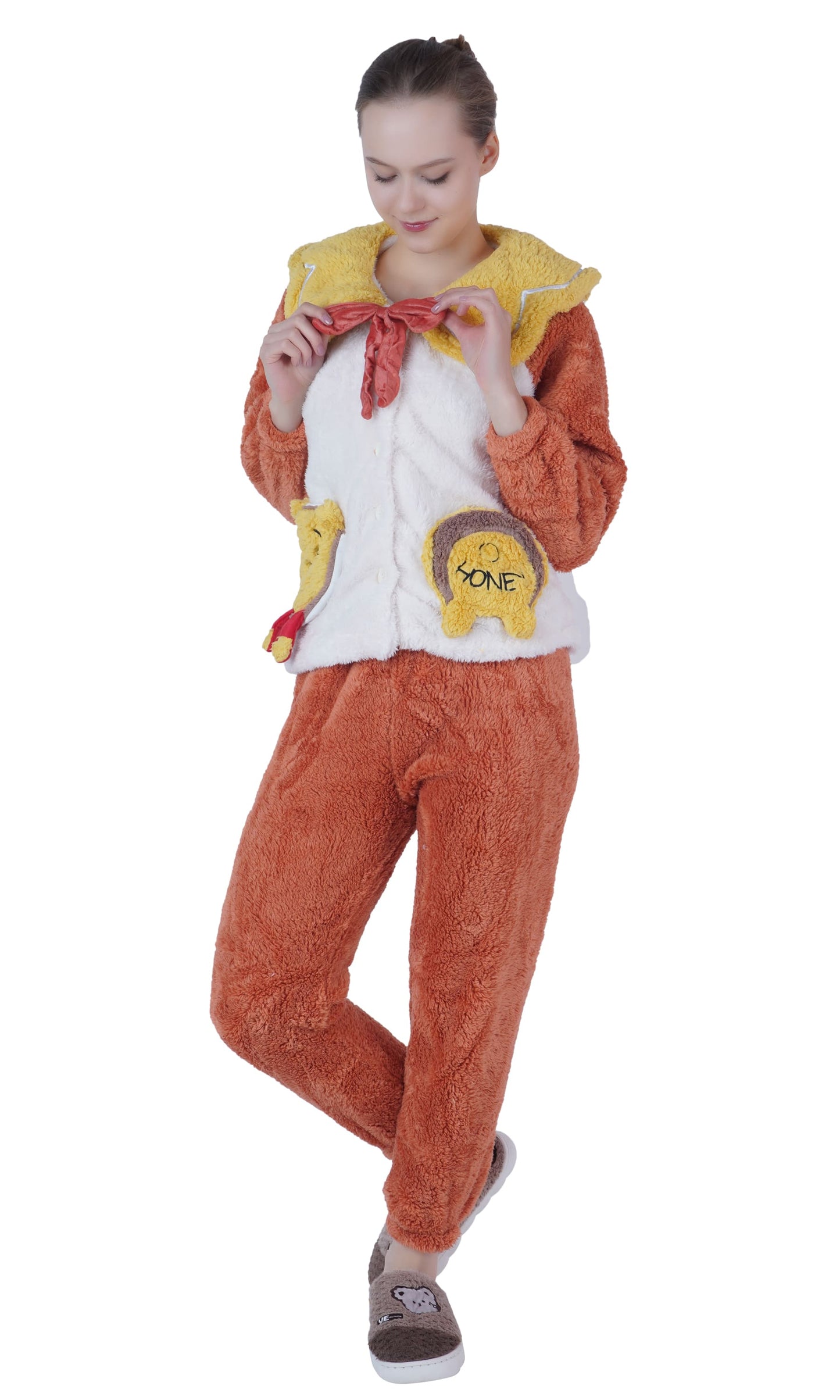 Imported Winter Nightsuite Heavy Stuff Dress for Girls