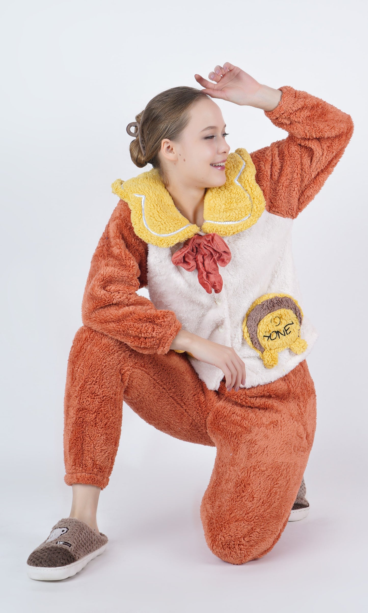 Imported Winter Nightsuite Heavy Stuff Dress for Girls