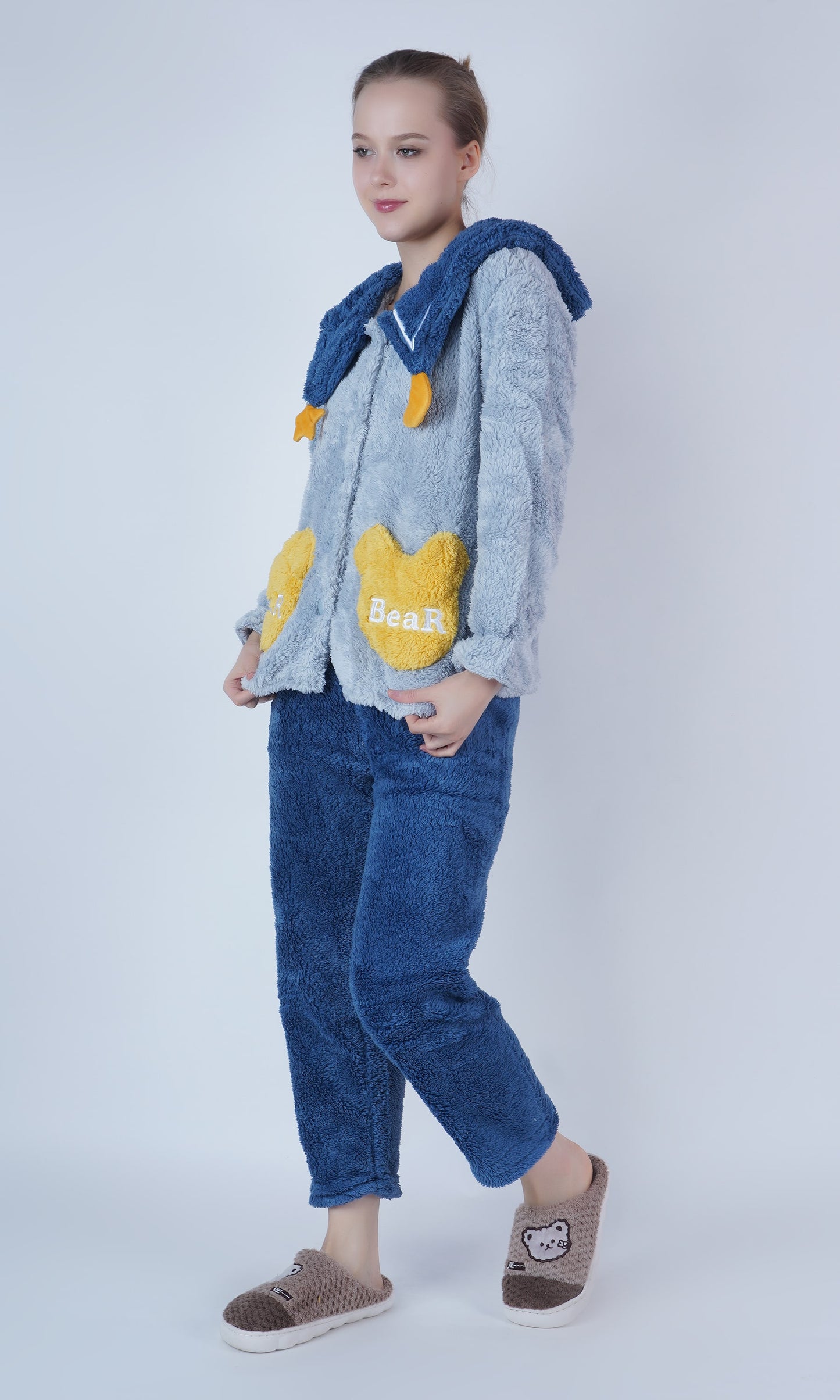 Imported Winter Nightsuite Heavy Stuff Dress for Girls