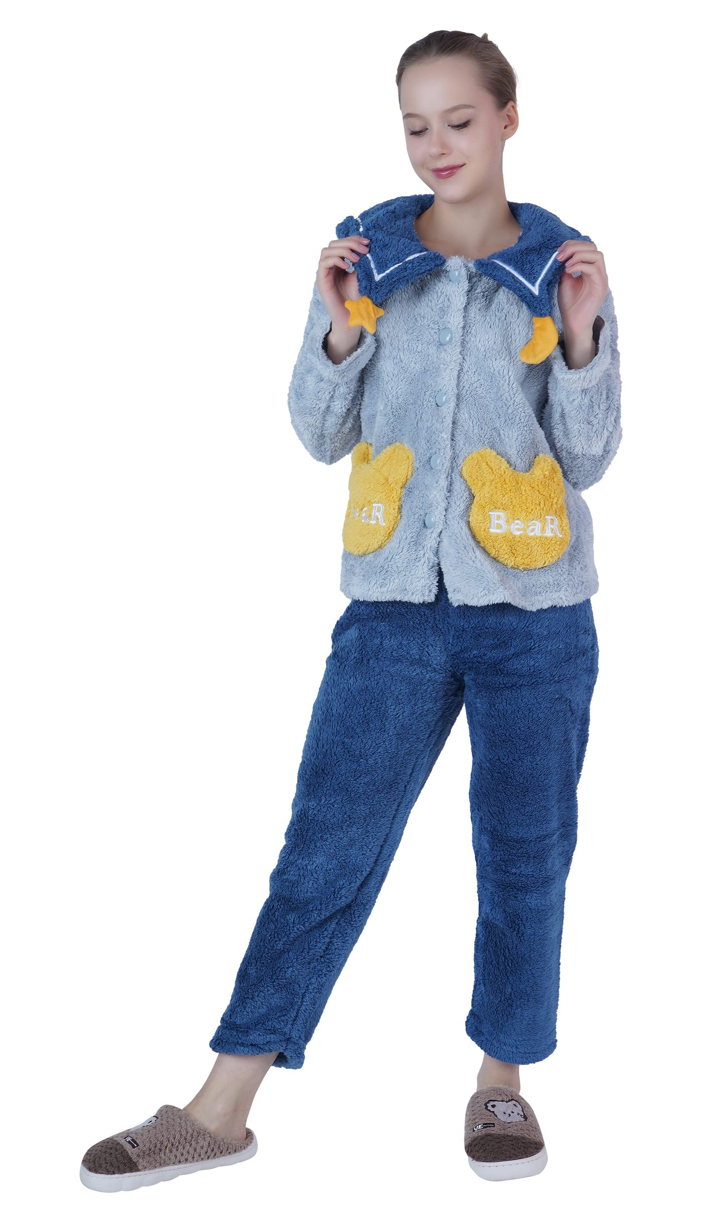 Imported Winter Nightsuite Heavy Stuff Dress for Girls