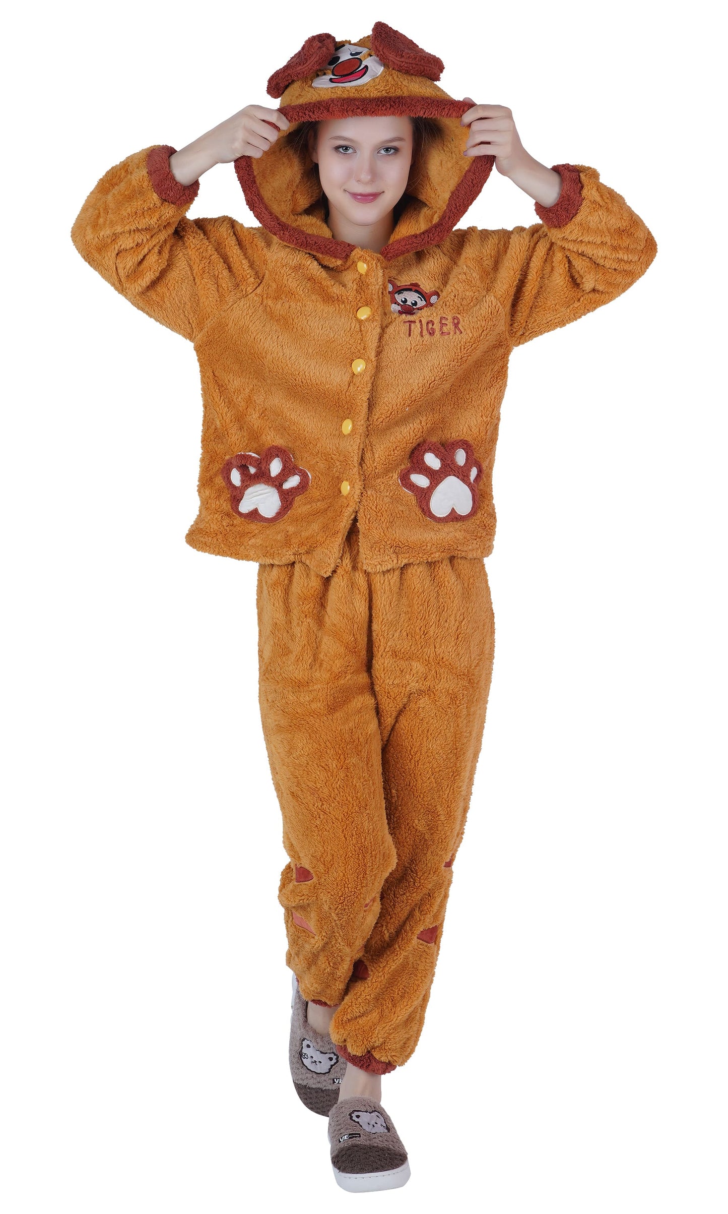 Imported Winter Nightsuite Heavy Stuff Dress for Girls