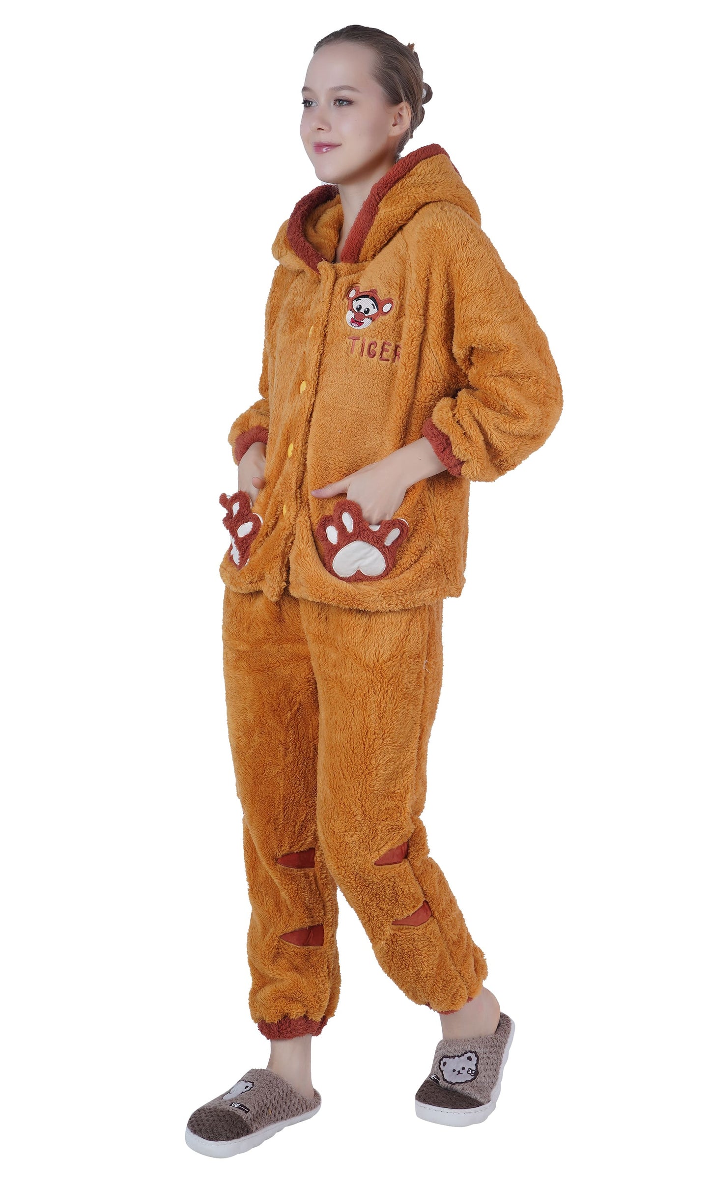 Imported Winter Nightsuite Heavy Stuff Dress for Girls