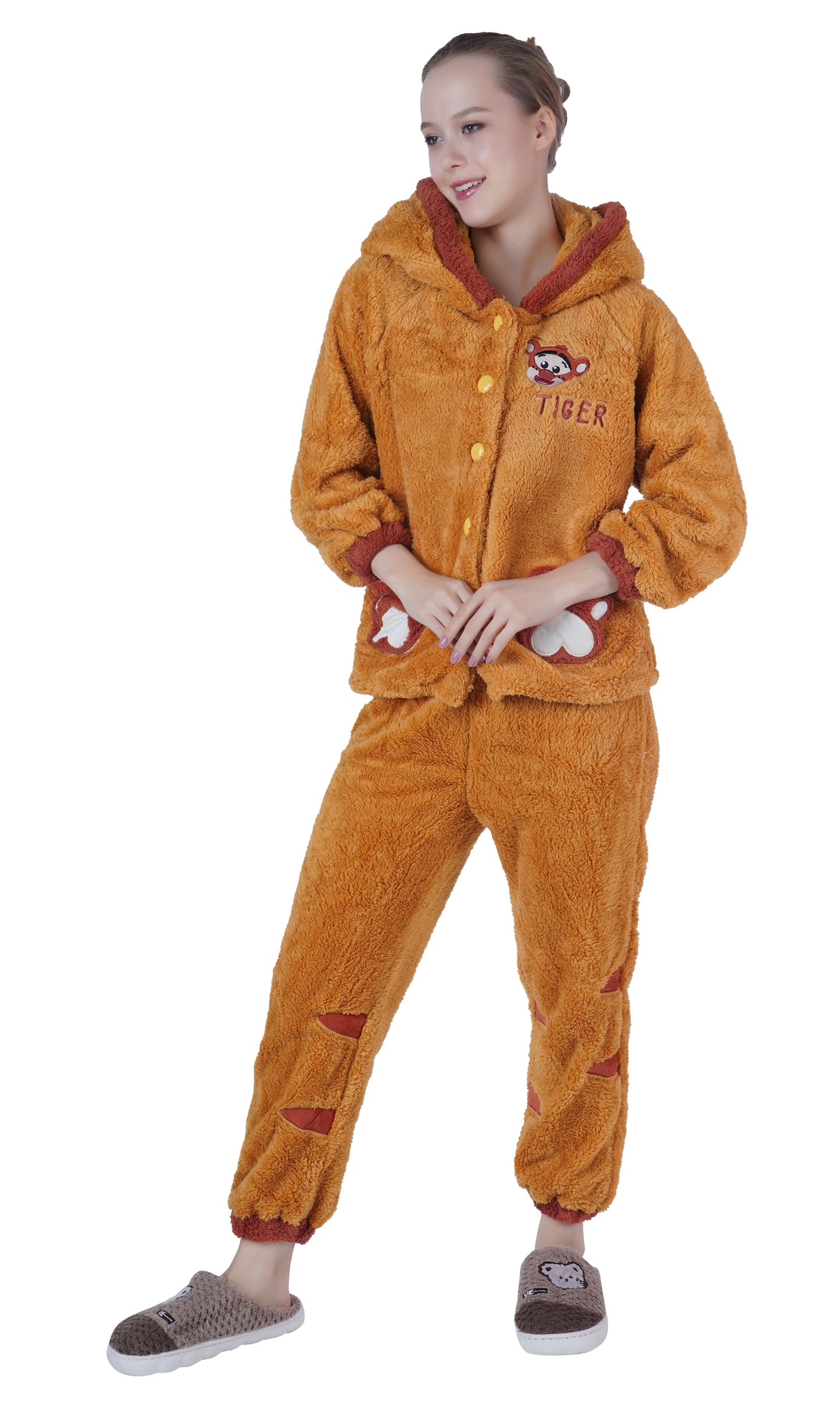 Imported Winter Nightsuite Heavy Stuff Dress for Girls