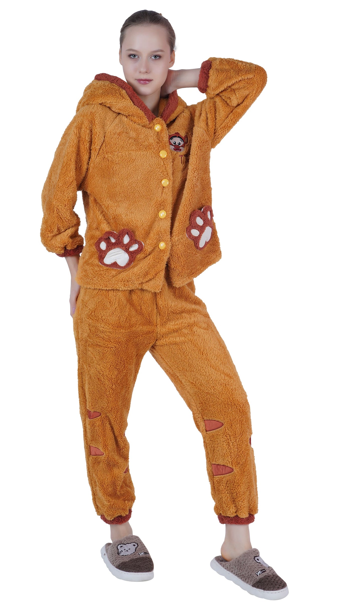 Imported Winter Nightsuite Heavy Stuff Dress for Girls