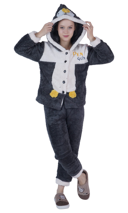 Imported Winter Nightsuite Heavy Stuff Dress for Girls