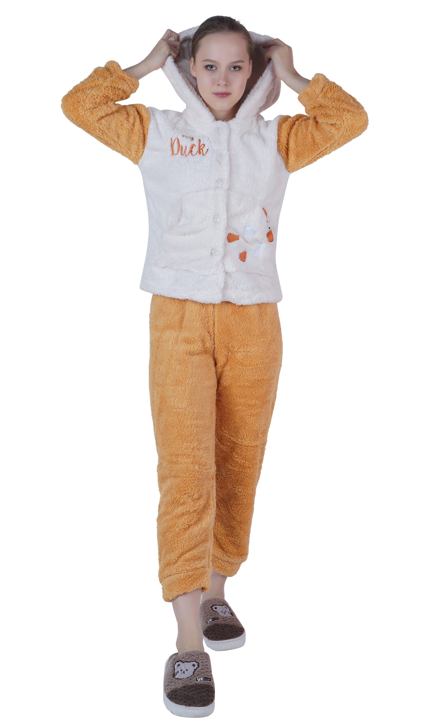 Imported Winter Nightsuite Heavy Stuff Dress for Girls