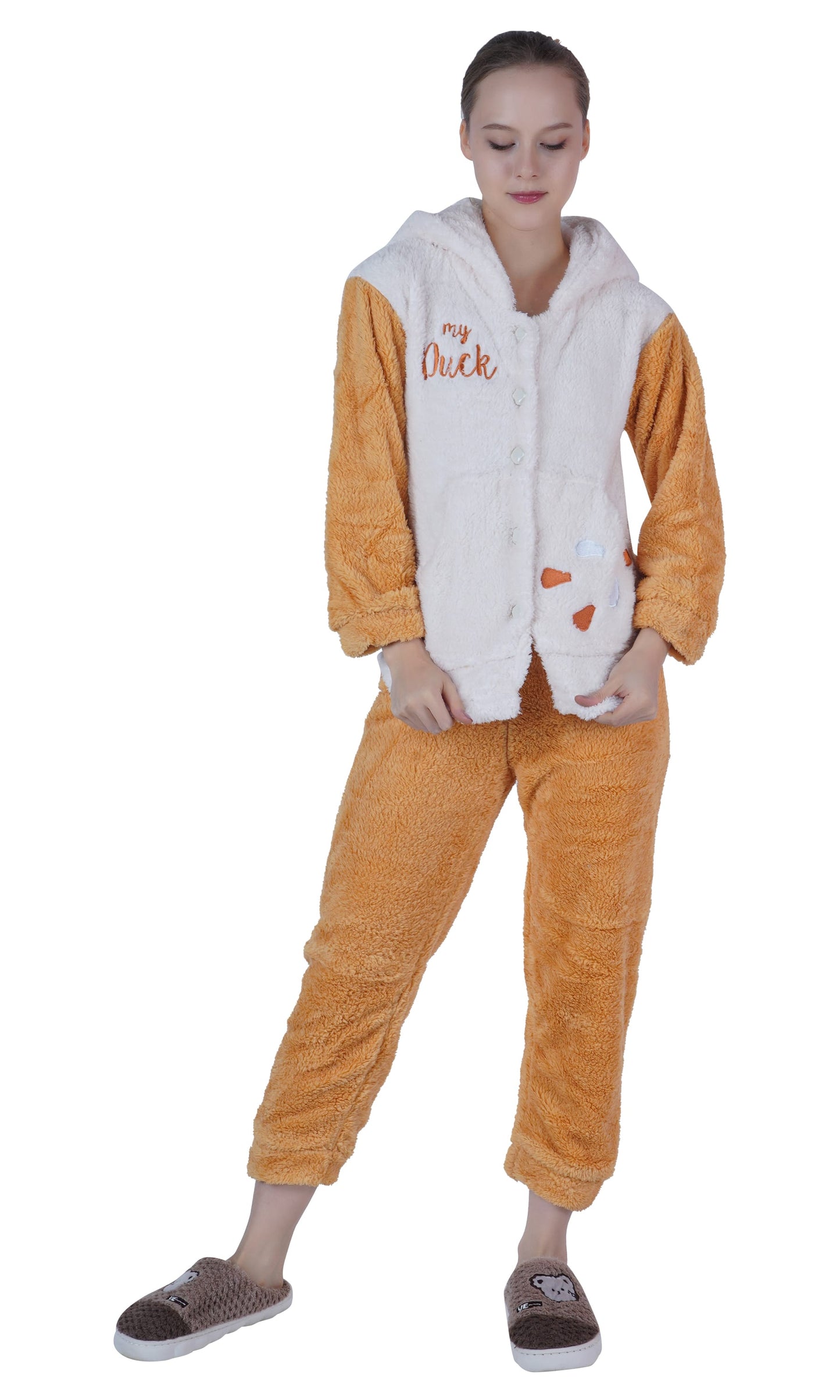 Imported Winter Nightsuite Heavy Stuff Dress for Girls