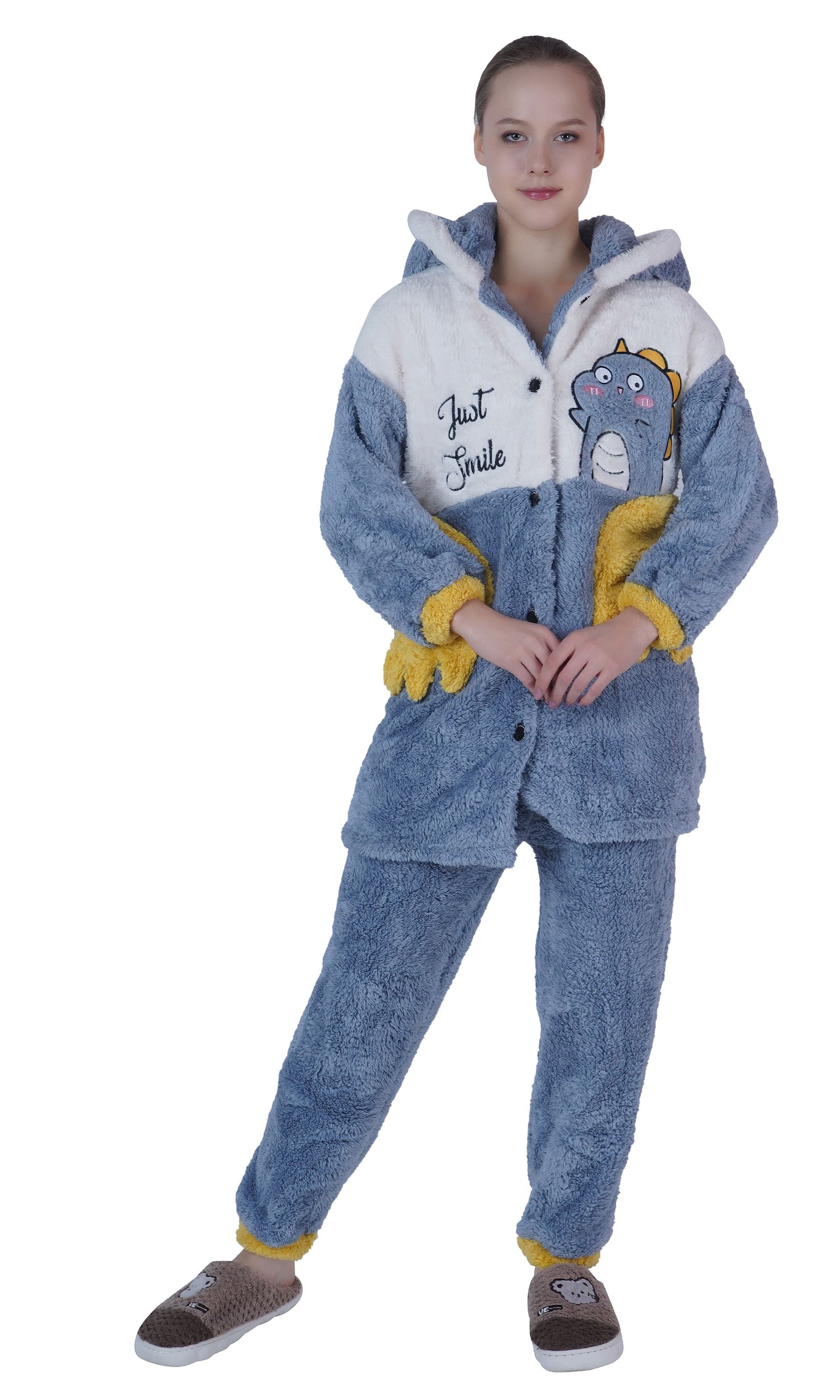 Imported Winter Nightsuite Heavy Stuff Dress for Girls