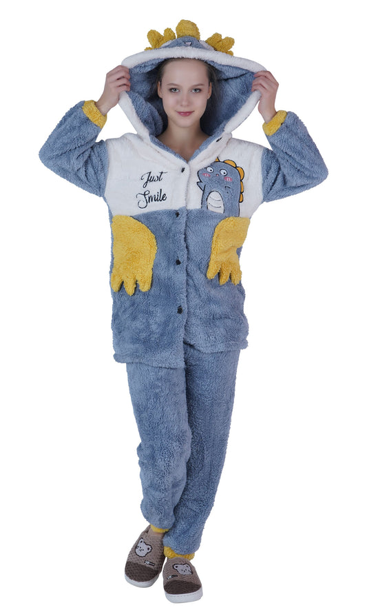 Imported Winter Nightsuite Heavy Stuff Dress for Girls