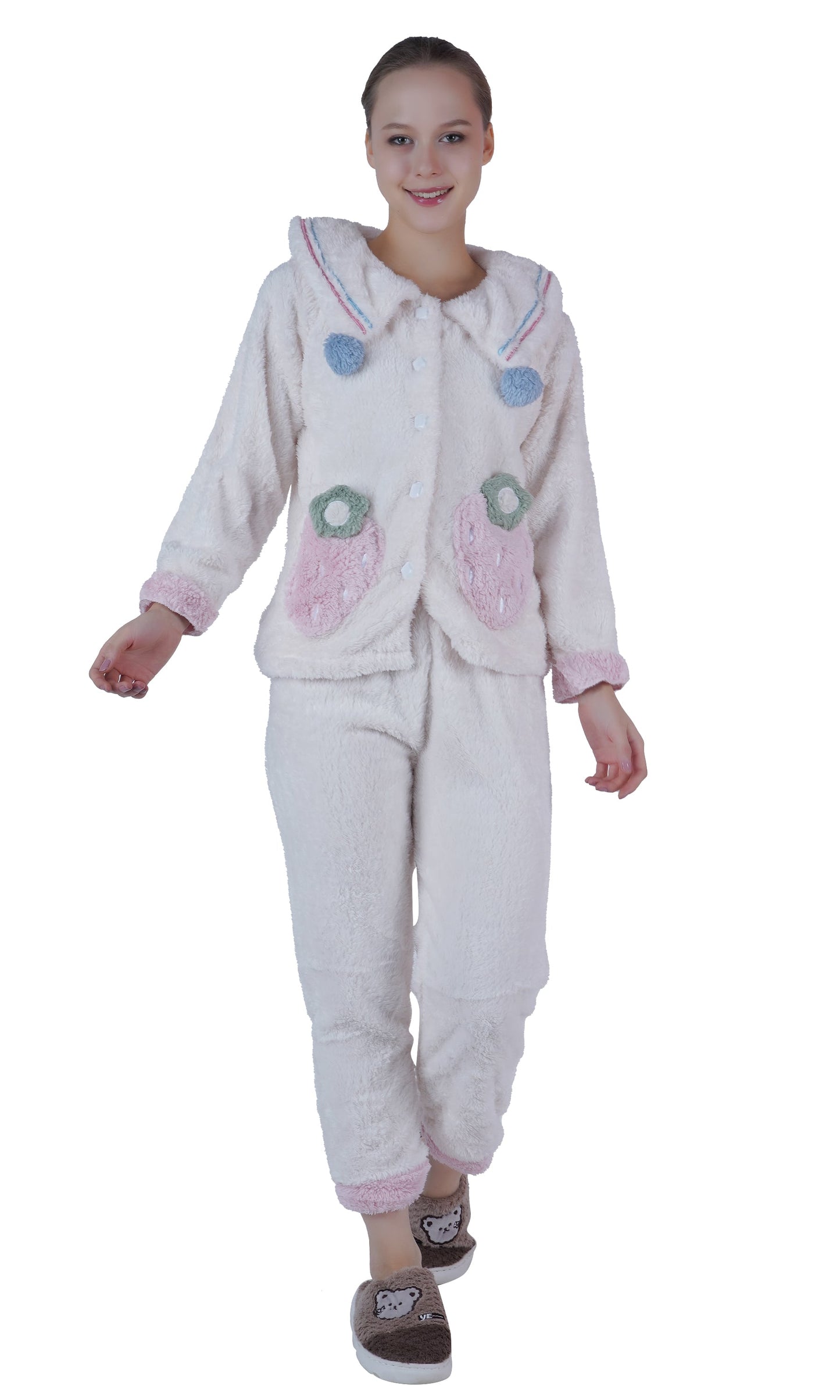 Imported Winter Nightsuite Heavy Stuff Dress for Girls