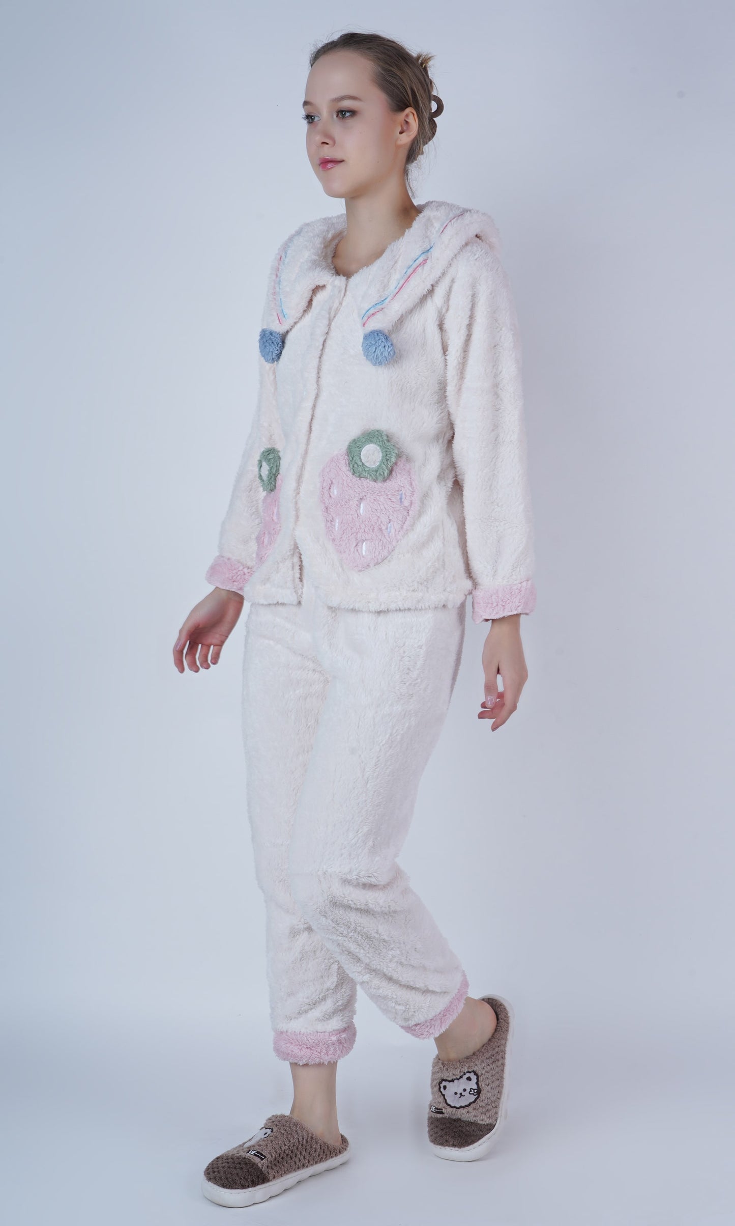 Imported Winter Nightsuite Heavy Stuff Dress for Girls