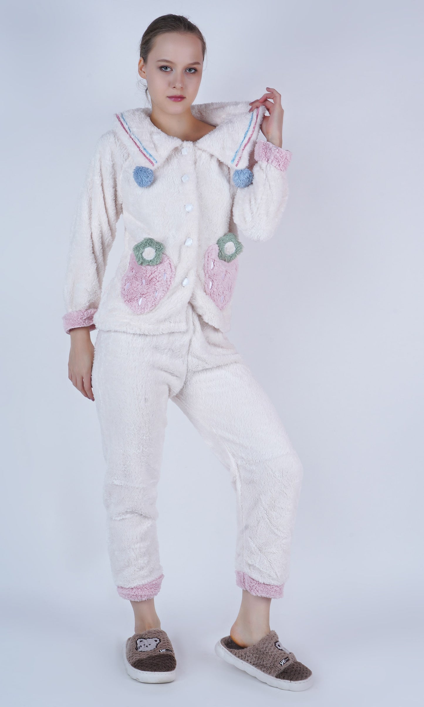 Imported Winter Nightsuite Heavy Stuff Dress for Girls