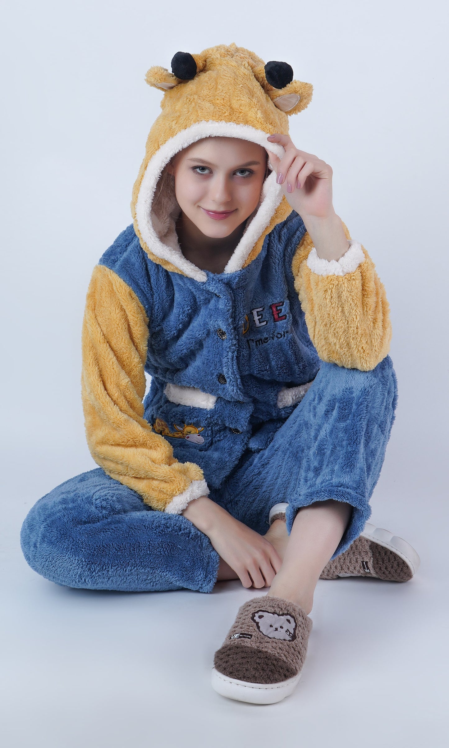 Imported Winter Nightsuite Heavy Stuff Dress for Girls