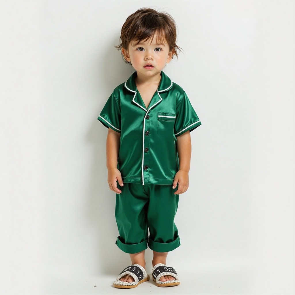 3 NIGHT SUITS COMBO FOR BOYS AND GIRLS (Green Violet Sky blue)