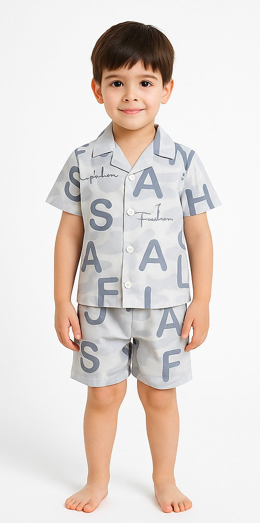 COMBO OF 2 KIDS SHORTS DRESS (PRINTED)