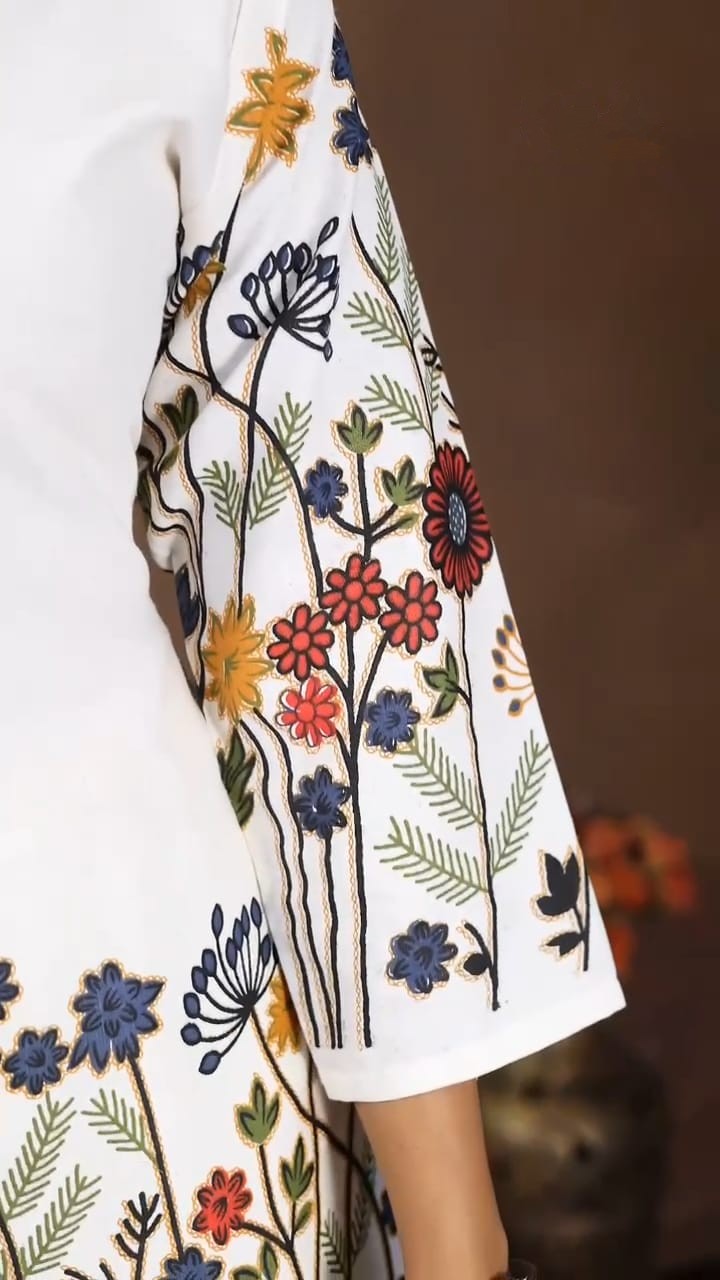 Floral Bliss Kurti & Palazzo Co-Ord set Printed