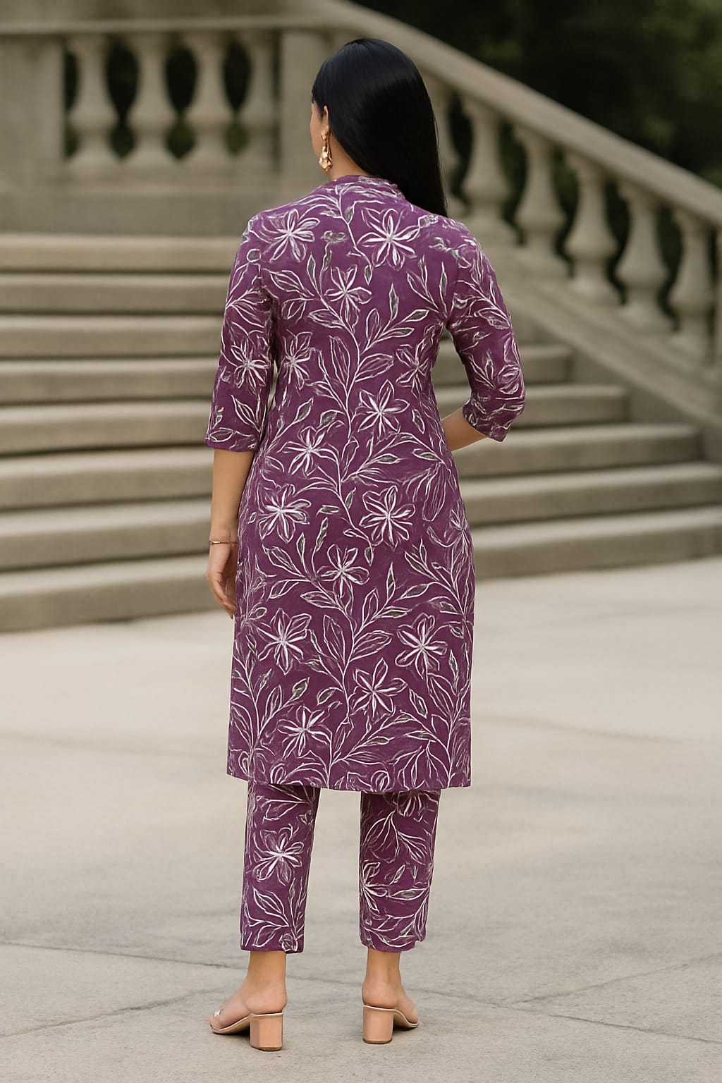 BEAUTIFUL ABSTRACT FLORAL DRESS