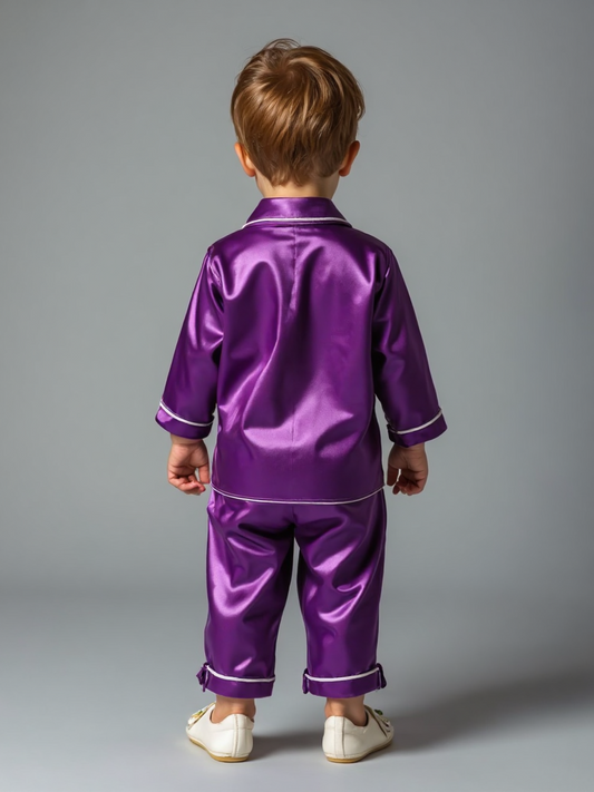 3 NIGHT SUITS COMBO FOR BOYS AND GIRLS (Green Violet Sky blue)