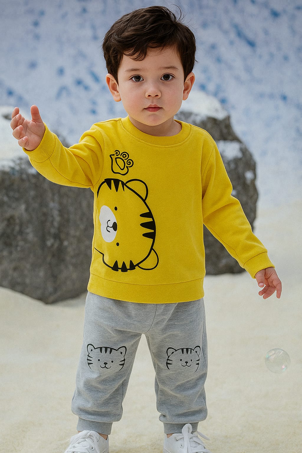 Kids Imported Winter Tiger Design Dress for Boys & Girls