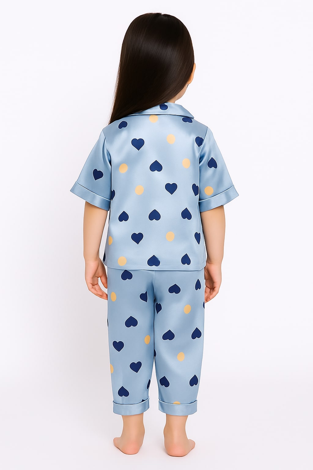 3 NIGHT SUITS COMBO FOR BOYS AND GIRLS (Green Violet Sky blue)