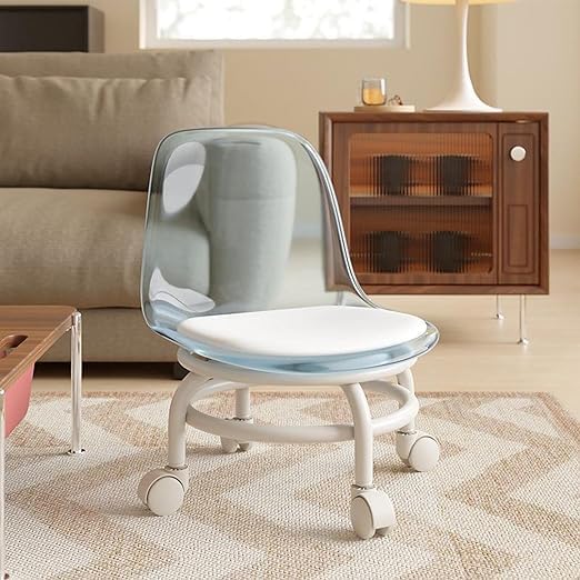 Rolling Chair With back rest (for Kids & Adult)