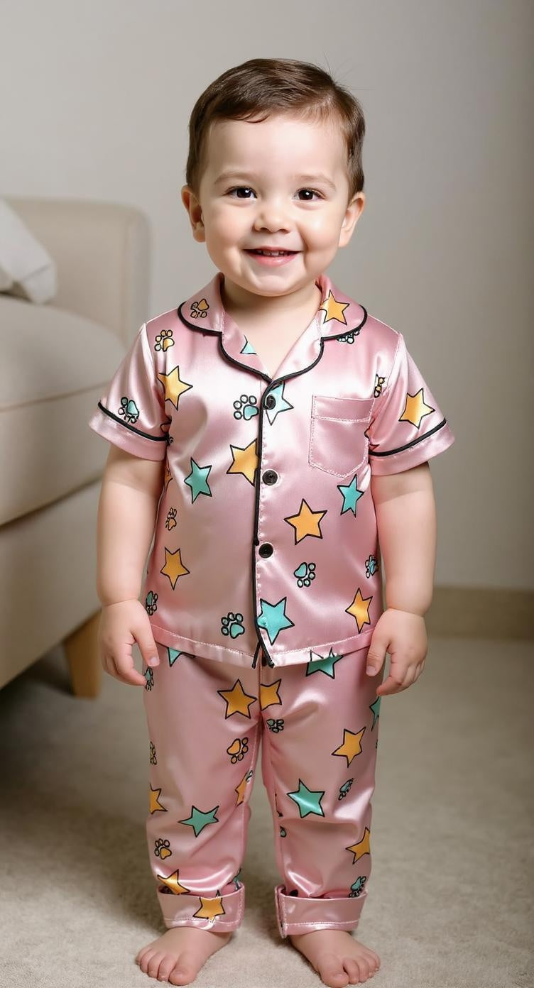 3 NIGHT SUITS COMBO FOR BOYS AND GIRLS (PRINTED DESIGNS)