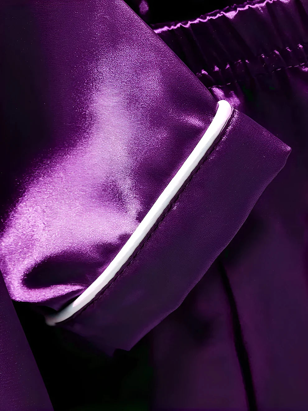 Purple Satin Co-ord Set for Boys and Girls