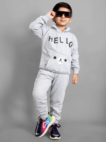 COMBO OF 2 BLACK AND GREY KIDS WINTER DRESS