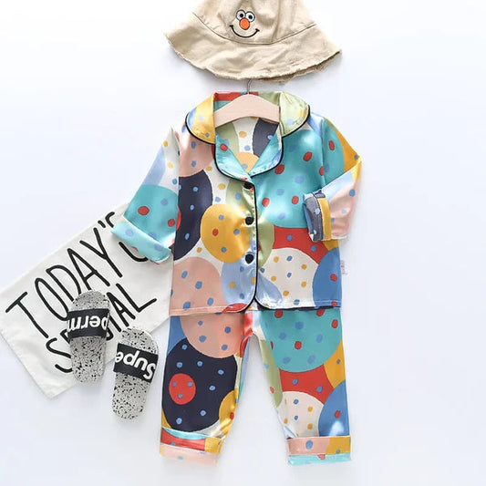 2 NIGHT SUITS COMBO FOR BOYS AND GIRLS (Peach Multi)