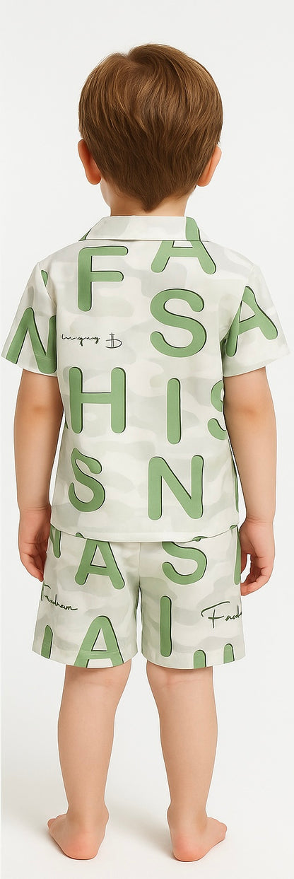 COMBO OF 2 KIDS SHORTS DRESS (PRINTED)