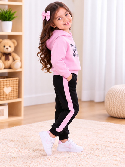 Kids Imported Winter Dress for Boys & Girls(PINK BUTTERFY)