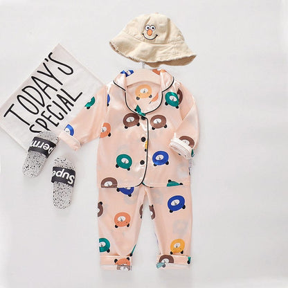 2 NIGHT SUITS COMBO FOR BOYS AND GIRLS (Sky Blue Peach)