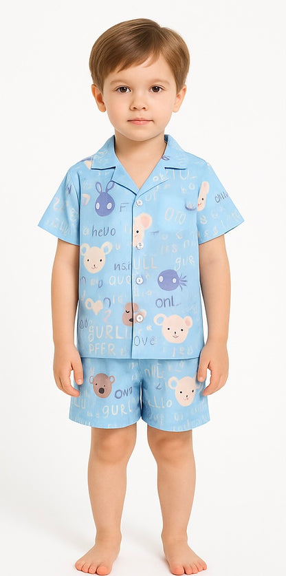 COMBO OF 2 KIDS SHORTS DRESS (PRINTED)