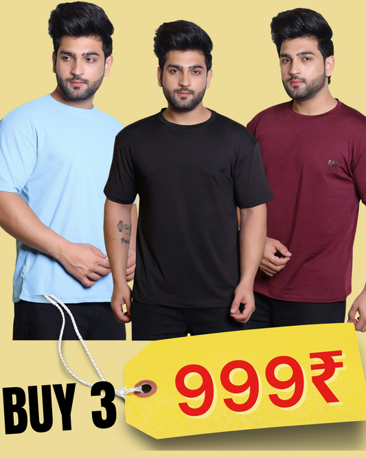 PACK OF 3 MEN'S T-SHIRT