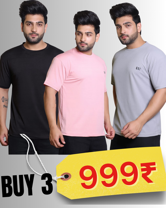 PACK OF 3 MEN'S T-SHIRT