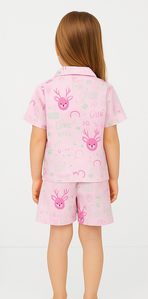 COMBO OF 2 KIDS SHORTS DRESS (PRINTED)
